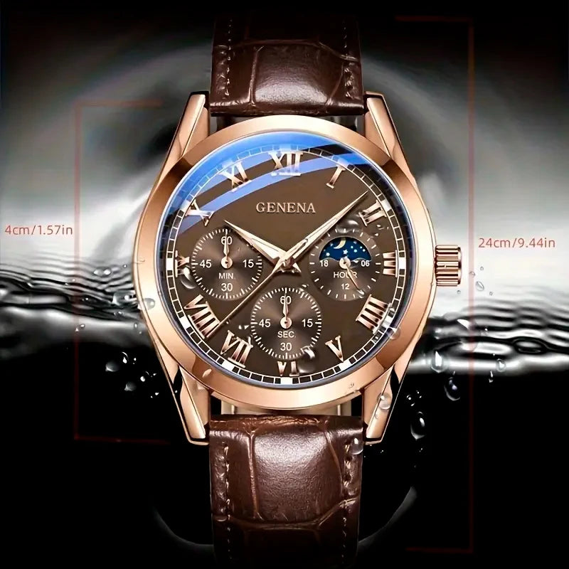 Men's business and casual quartz watch